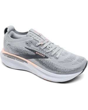 Brooks Adrenaline Gts 25 Running Sneakers From Finish Line - Gray