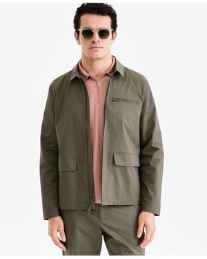 Alfani Spring Utility Jacket - Green