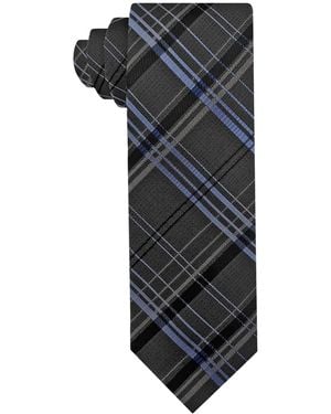 Van Heusen Plaid Tie - Black