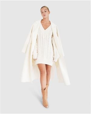 Belle & Bloom Still The One Chunky Oversize Knit - White