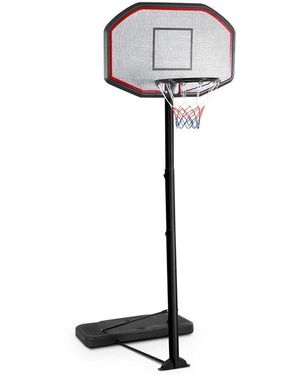 SUGIFT 43 Inch Indoor Outdoor Height Adjustable Basketball Hoop - White