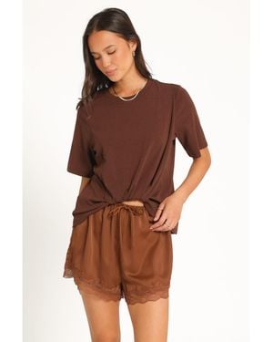 Petal & Pup Petal & Pup Landon Knit Top - Brown