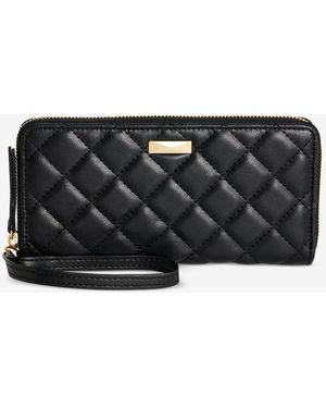 INC International Concepts Hazel Zip-around Quilt Wristlet - Black
