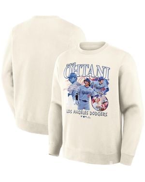 Fanatics Shohei Ohtani Los Angeles Dodgers Montage Legacy Sweatshirt - White