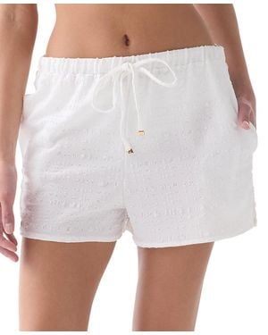 Kate Spade Pull-on Cover-up Shorts - White