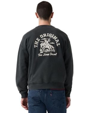 Levi's Sunset Graphic Long-sleeve Regular-fit Sweatshirt - Black