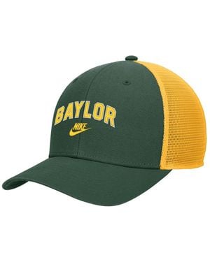 Nike Baylor Bears Vintage Arch Rise Performance Trucker Adjustable Hat - Green