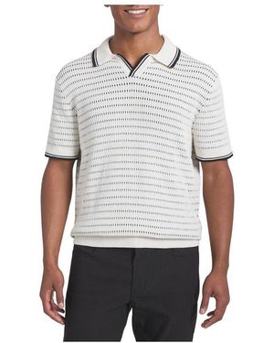 DKNY Dyson Sweater Polo - White