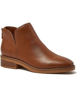 Lands' End Essential Zip Up Ankle Booties - Brown