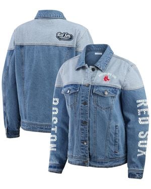 WEAR by Erin Andrews Boston Red Sox Full-button Jacket - Blue