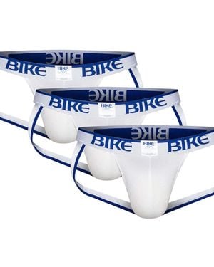 Bike Athletic 3-pack Stretch Cotton Jockstrap - Blue