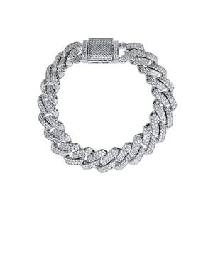 OMA THE LABEL Frosty Link Collection 14mm Bracelet - Metallic