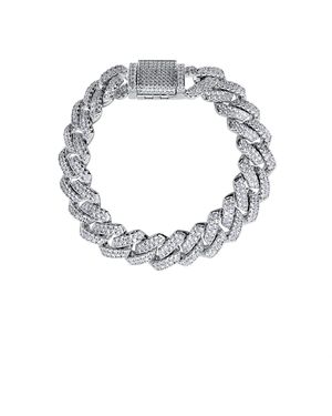OMA THE LABEL Frosty Link Collection 14mm Bracelet - Metallic