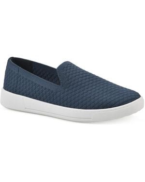 White Mountain Upstay Slip-on Sneaker Flats - Blue