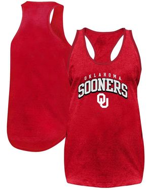 Fanatics Oklahoma Sooners Plus Size Arch Tank Top - Red