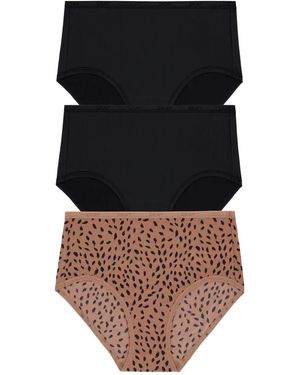 DKNY Micro Brief Underwear 3 Pack - Black