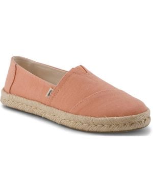 TOMS Alpargata Rope 2.0 Espadrille Slip On Flats - Pink