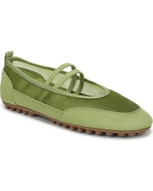Franco Sarto Fietta Round Toe Mary Jane Shoes - Green