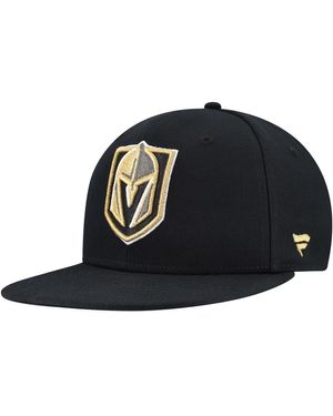 Fanatics Vegas Golden Knights Core Fitted Hat - Black
