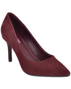 Calvin Klein Gayle Pointy Toe Stiletto Pumps - Purple