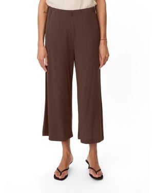 Masai Mapryvora Wide-leg Cropped High-rise Trouser - Brown