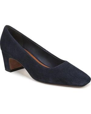 Franco Sarto Salino Square Toe Pumps - Blue
