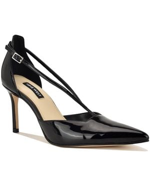 Nine West Collae Strappy Stiletto Pumps - Metallic