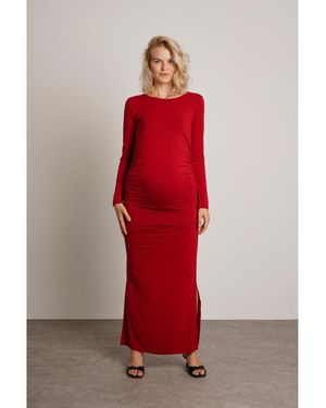 Nom Maternity Maternity Curve Dress - Red