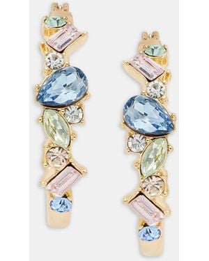 Givenchy Small -stone Hoop Earrings - Blue