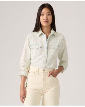 Levi's Levis The Ultimate Western Cotton Denim Shirt - Natural