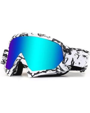 Batfox Dirt Bike Atv goggles Motorcycle Gear Riding Motocross Dirtbike 4-wheeler Mx Dh Accessories goggles Glasses - Blue