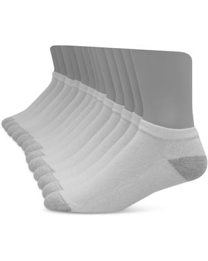 Hanes 12-pk. Low Cut Socks - White