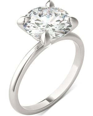 Charles & Colvard Moissanite Classic Basket Solitaire Engagement Ring (3 Ct. T.w. - White