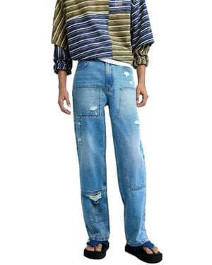 Desigual Jeans Pants Seams - Blue