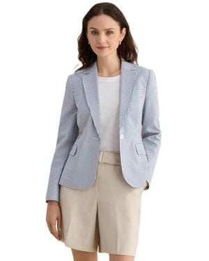 Hobbs Hobbs Blake Structured Single-button Blazer - White