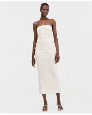 Rachel Roy Gaia Faux-pearl Beaded Maxi Dress - Natural