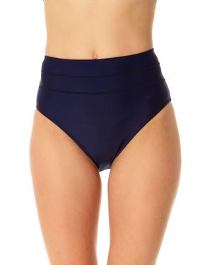 Coppersuit Banded High Waist Bottom - Blue