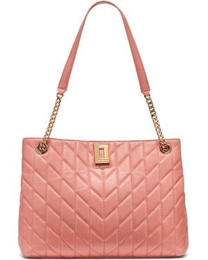 KARL LAGERFELD Lafayette Large Tote Handbag - Pink