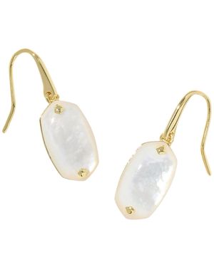 Kendra Scott Hawk's Eye Riveted Lee Drop Earrings - Metallic