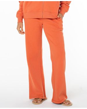 Roxy Ariel Wide Leg Pants - Orange
