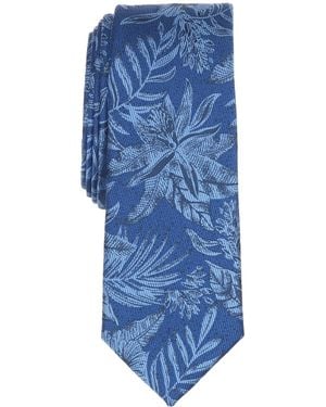 BarIII Santo Floral Tie - Blue