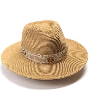 Vince Camuto Panama Hat - Natural
