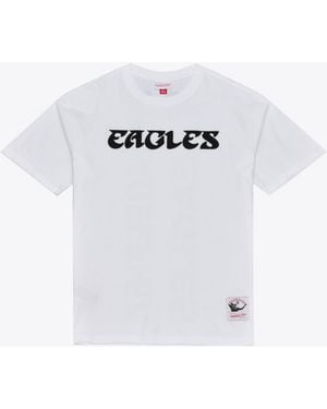 Mitchell & Ness Philadelphia Eagles Monochrome T-shirt - White