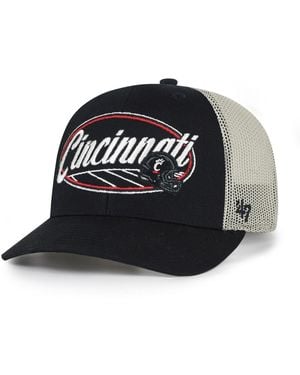 '47 Cincinnati Bearcats Enfield Adjustable Trucker Hat - Black