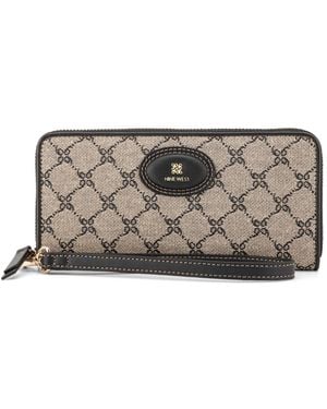 Nine West Cobel Zip Around Wristlet - Metallic