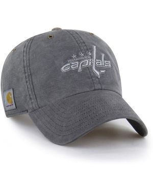 '47 X Carhartt Washington Capitals Clean Up Adjustable Hat - Gray