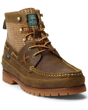Polo Ralph Lauren Round-toe Lace-up Boots - Brown