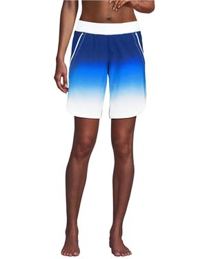 Lands' End 9" Board Shorts - Blue