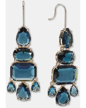 Ralph Lauren Stone Chandelier Earrings - Blue