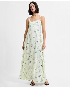 French Connection Floral Print Maxi Dress - White
